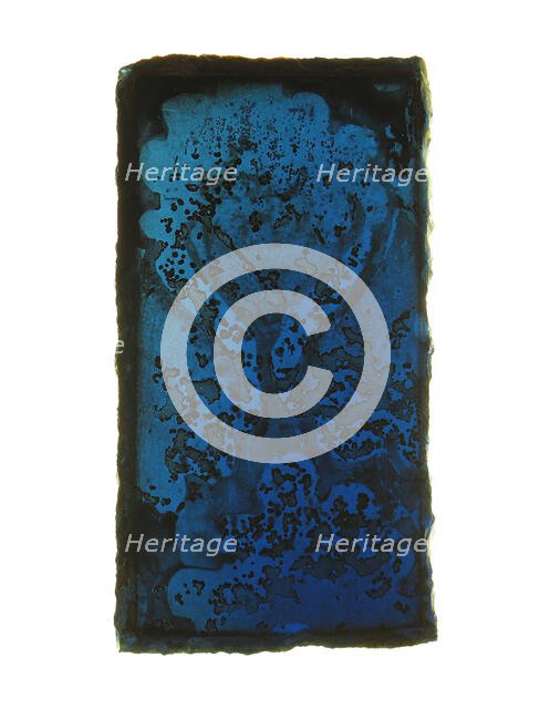 Glass Fragment, French, 15th century. Creator: Unknown.