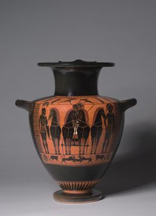 Hydria, c. 520 BC. Creator: Antimenes Painter (Greek), attributed to.