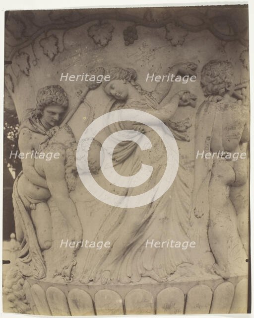 Versailles, Vase, (Detail), 1906/07. Creator: Eugene Atget.