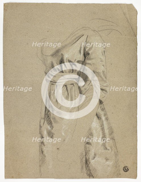 High-Waisted Gown, n.d. Creator: John Downman.