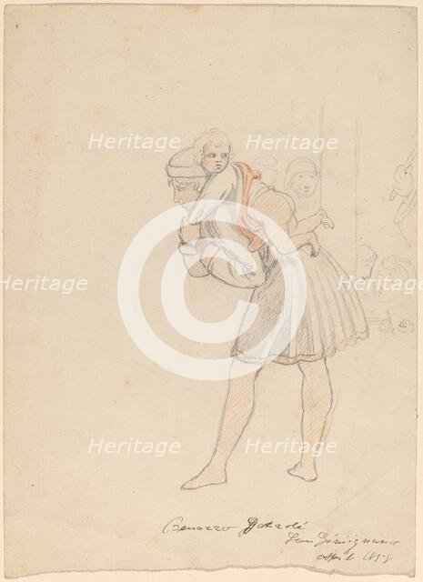 Study after Gozzoli, 1858. Creator: Elihu Vedder.