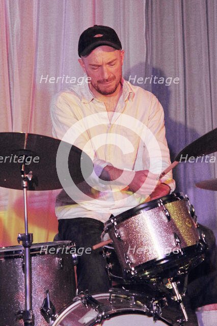 Jay Davis, Eddie Parker’s Airborn, Watermill Jazz Club, Dorking, Surrey, March 2025. Creator: Brian O'Connor.