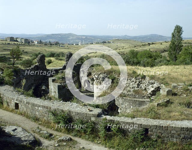 Circular treatment center, known as the Temple of Telesphorus, Pergamon, Turkey, 1999. Creator: Unknown.