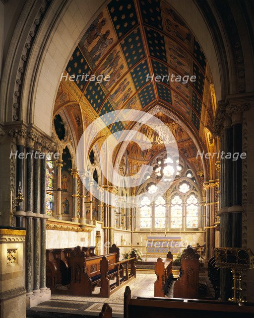 Interior of St Mary's Church, Studley Royal, North Yorkshire, 1994. Artist: Unknown