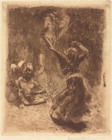 The Dancer of Tanjore (La bayadère de Tanjore), 1914. Creator: Paul Albert Besnard.