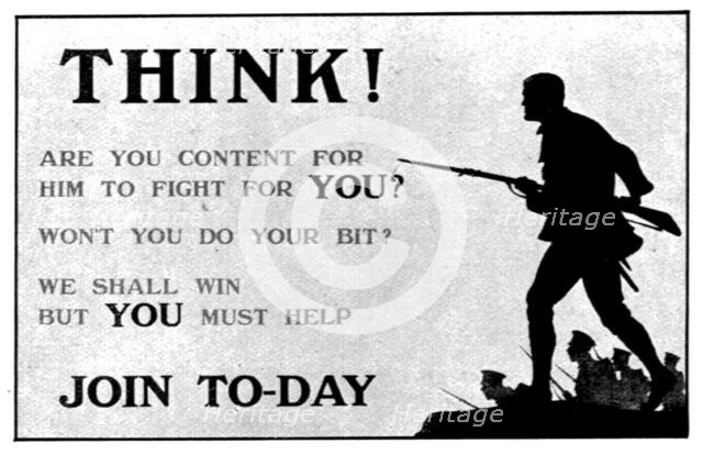 ''L'effort de l'Angleterre', 1915. Creator: Unknown.