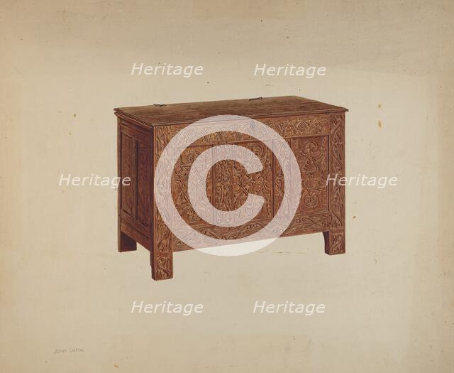 Chest, c. 1938. Creator: John Dana.