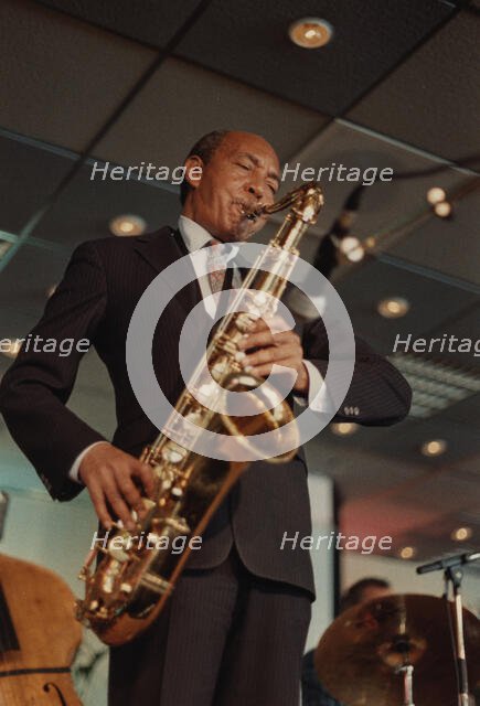 Harold Land, Jazz Inn Party, Nordwijk, Netherlands, 1989. Creator: Brian Foskett.