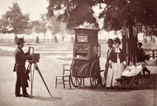 Photography On The Common, Printed 1870s. Creator: John Thomson.