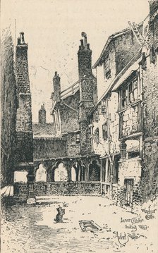 'Inner Cloister, Looking West', 1895. Artist: Unknown.