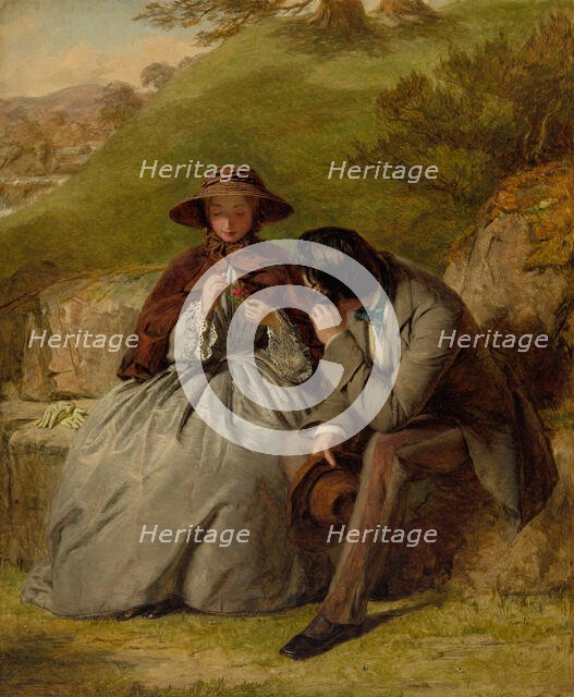 The Lovers, 1855. Creator: William Powell Frith.