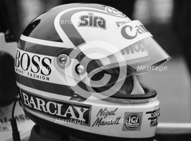 Nigel Mansell, 1988. Artist: Unknown