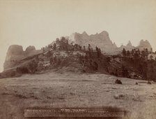 Crow Butte Near Ft Robinson, Neb and FE & MV RR -- In battle, the Indians drove the "Crows"..., 1891 Creator: John C. H. Grabill.