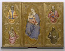 Altarpiece with the Virgin and Child with Saints, c1410-1420. Creator: Olivuccio di Ciccarello.