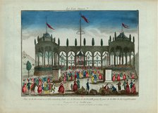Decoration and Illumination of the Bastille for the Festival of the Federation on 14 July 1790. Creator: Anonymous.