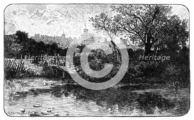 Windsor Castle, Berkshire, 1900. Artist: Unknown