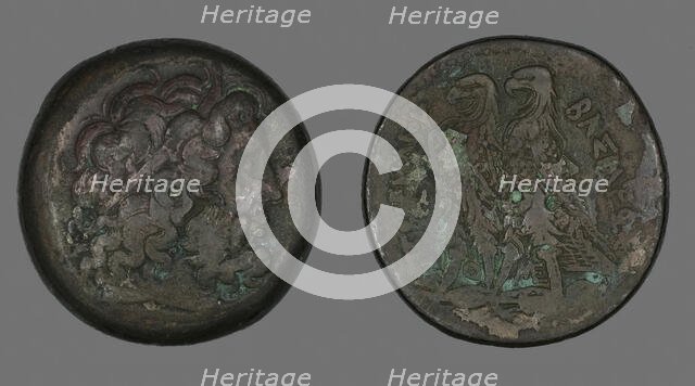 Coin Depicting the God Zeus, 261-247 BCE. Creator: Unknown.