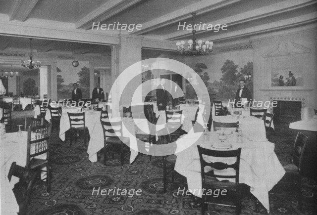 Breakfast Room, Roosevelt Hotel, New York City, 1924. Artist: Unknown.