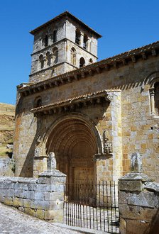 Collegiate Church of San Pedro de Cervatos, Cantabria, Spain, 12th century (2008). Creator: LTL.