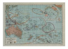 Map of the Pacific Ocean, c1910s. Creator: Emery Walker Ltd.