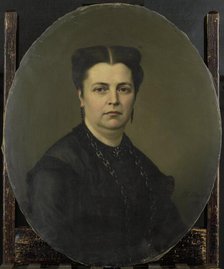 Jeanette Antoinette Pietermaat (1818-1870), wife of Pieter Mijer, 1876.  Creator: Jan Hendrik Neuman.
