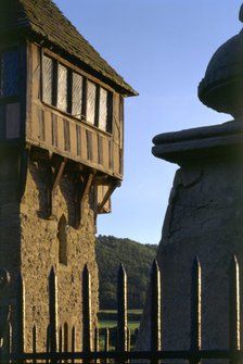 Detail of the north tower of Stokesay Castle, Shropshire, 2005. Artist: Unknown.