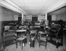 Pringle Furniture [Co. showroom with tables and miscellaneous furniture, Detroit, Mich.], c1910-1920 Creator: William H. Jackson.