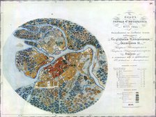 Map of Petersburg, 1777.