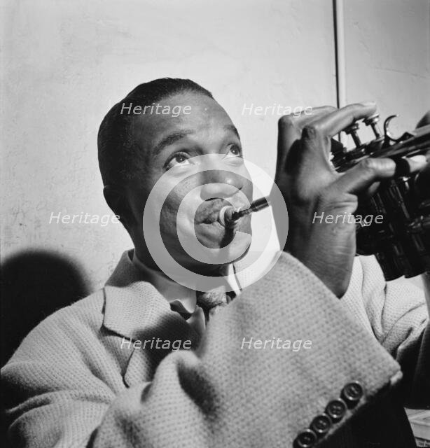 Portrait of Hot Lips Page, Apollo Theatre, New York, N.Y., ca. Oct. 1946. Creator: William Paul Gottlieb.