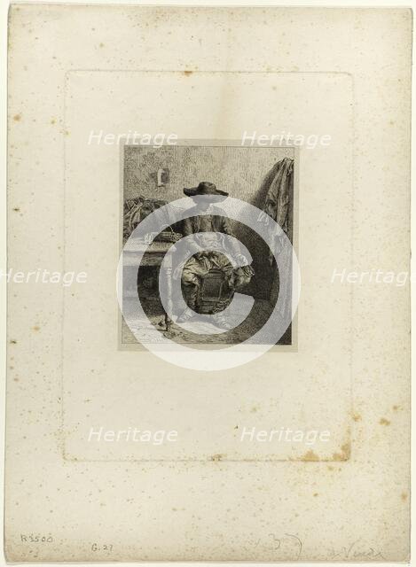 The Broken Crock, 1844. Creator: Charles Emile Jacque.