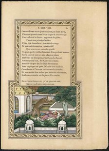 L'Ours et l'amateur de jardins (The Bear and the Gardener), 1837-1839. Creator: Imam Bakhsh Lahori (active 1830s-1840s).
