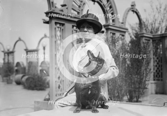 Mrs. J. Wadsworth Carpenter & "Neco", between c1910 and c1915. Creator: Bain News Service.