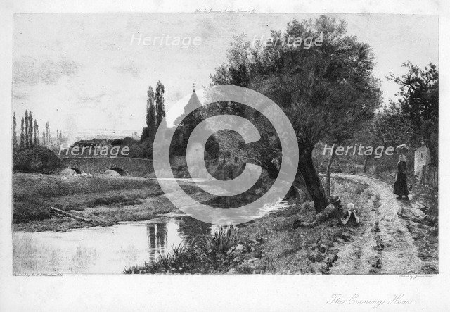 'The Evening Hour', 1906.Artist: James Dobie