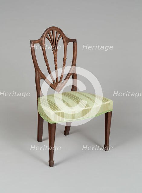 Pair of Chairs, 1790-1800. Creator: Unknown.