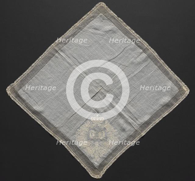 Handkerchief, 1700s. Creator: Unknown.