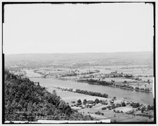 Down the Connecticut from Mt. Holyoke, South Hadley, Mass., c1900. Creator: Unknown.