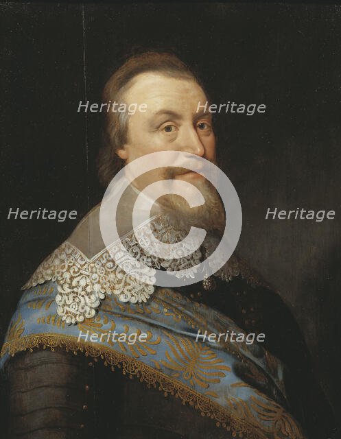 Axel Oxenstierna af Södemöre, Count, Chancellor, 1635. Creator: Workshop of Michiel Jansz. van Mierevelt.