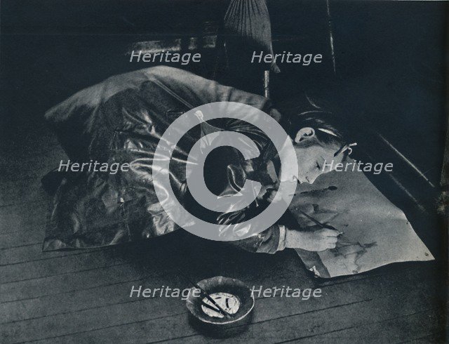 'A little girl left behind imagines the trek to the country', 1941. Artist: Cecil Beaton.