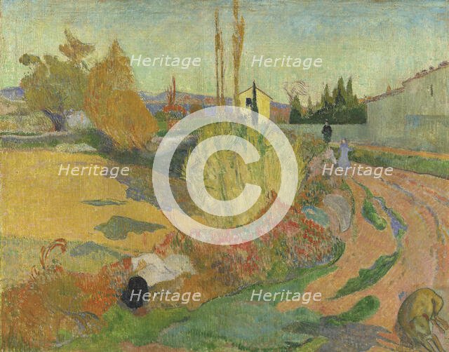 Landscape from Arles, 1888. Creator: Paul Gauguin.
