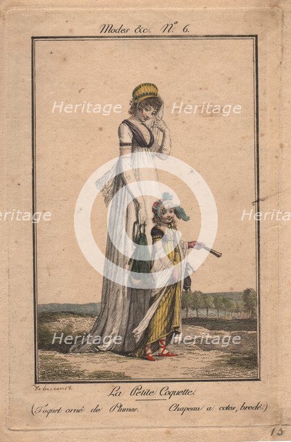 La Petite Coquette, 1800.