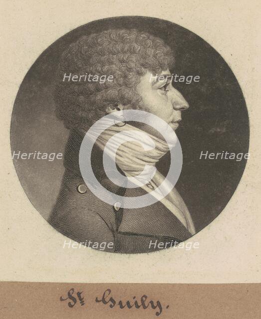 St. Guily, 1801. Creator: Charles Balthazar Julien Févret de Saint-Mémin.