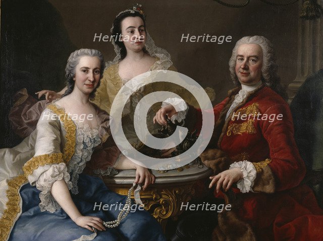 Joseph Angelo de France (1691-1761) with Family, 1748.