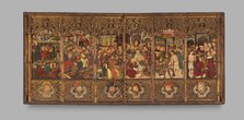 Altarpiece (retablo) with Scenes from the Passion, second half 15th century. Creator: Master of Morata.