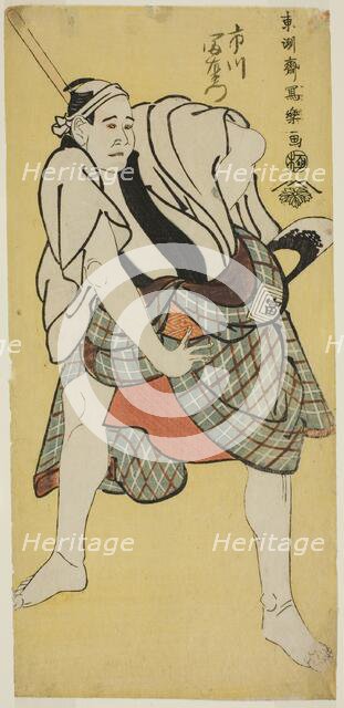 The actor Ichikawa Tomiemon as Inokuma Monbei, 1794. Creator: Tôshûsai Sharaku.