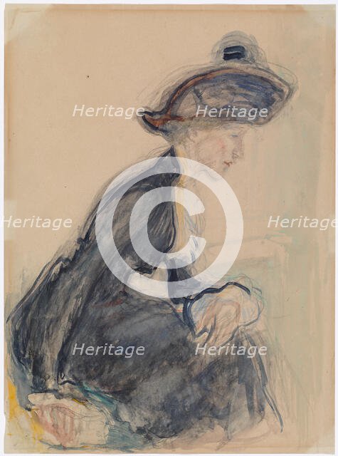 Mrs Anni Lagerborg, 1912. Creator: Magnus Enckell.