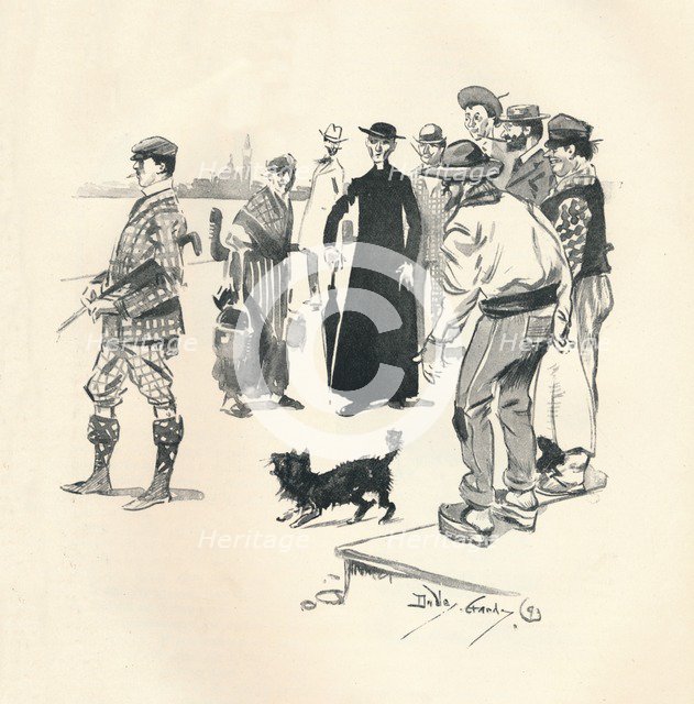 Knickerbockers in Venice', 1893, (1894). Artist: Dudley Hardy.