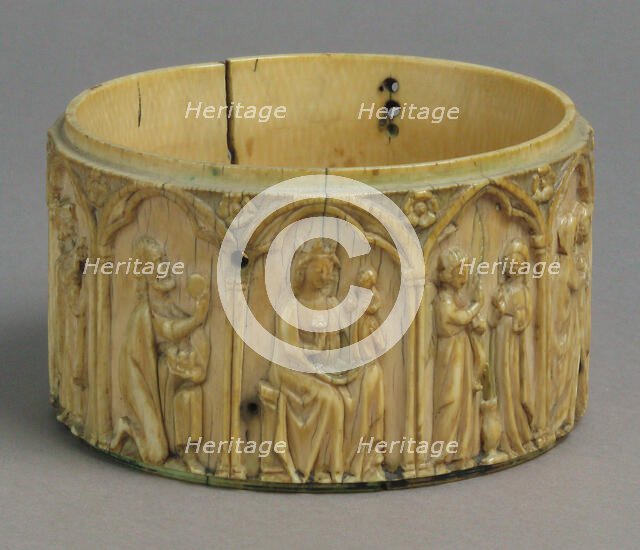 Pyx, French, 14th century. Creator: Unknown.