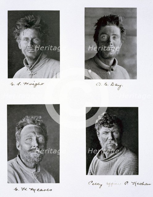 Members of Captain Scott's Antarctic expedition, 1910-1913. Artist: Herbert Ponting
