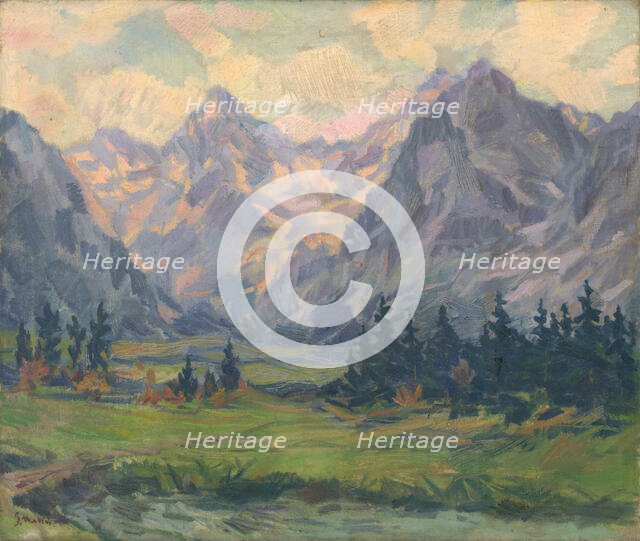 From the Tatras, around 1940. Creator: Gustav Mally.