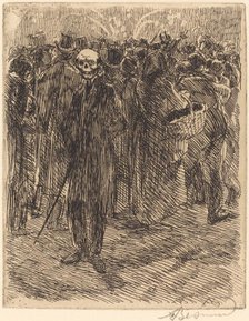 In the Crowd (Dans la foule), 1900. Creator: Paul Albert Besnard.